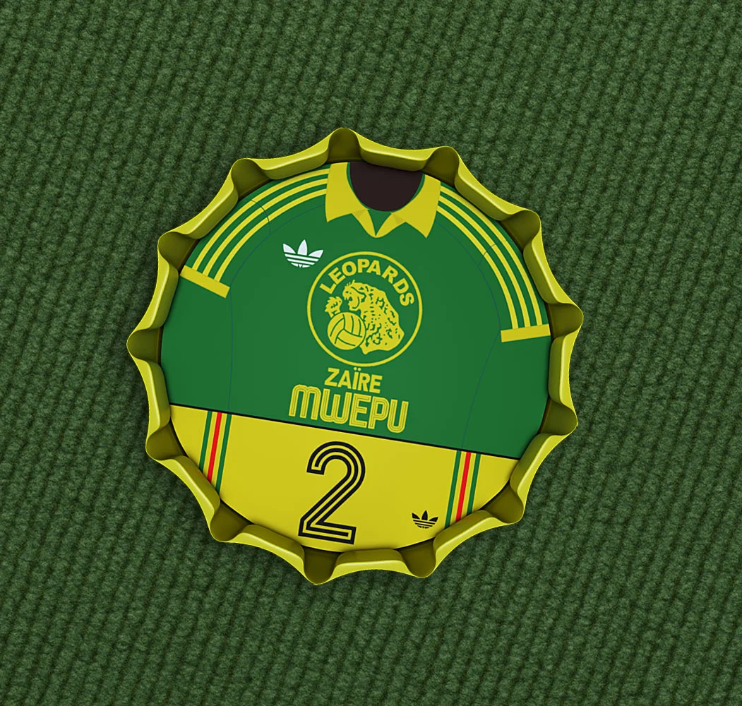 Equipación Zaire'74 verde