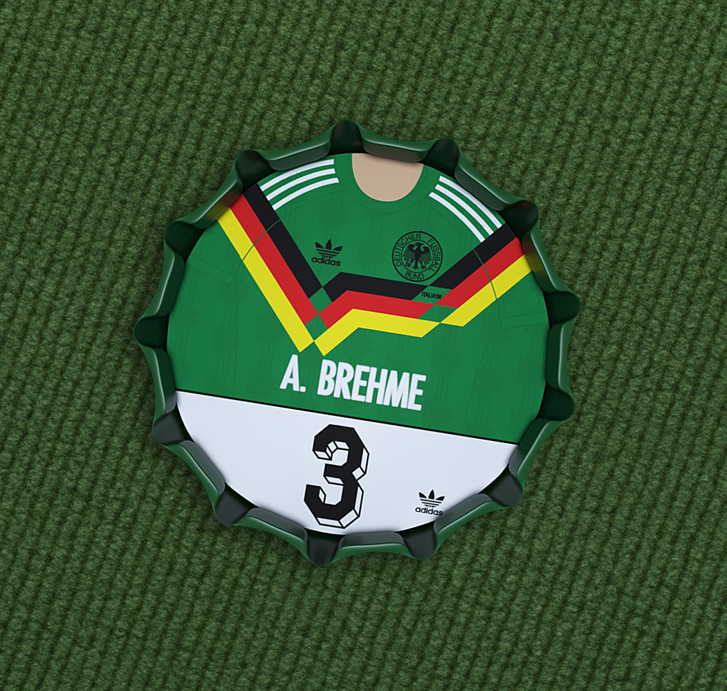 Equipación Alemania'90 verde